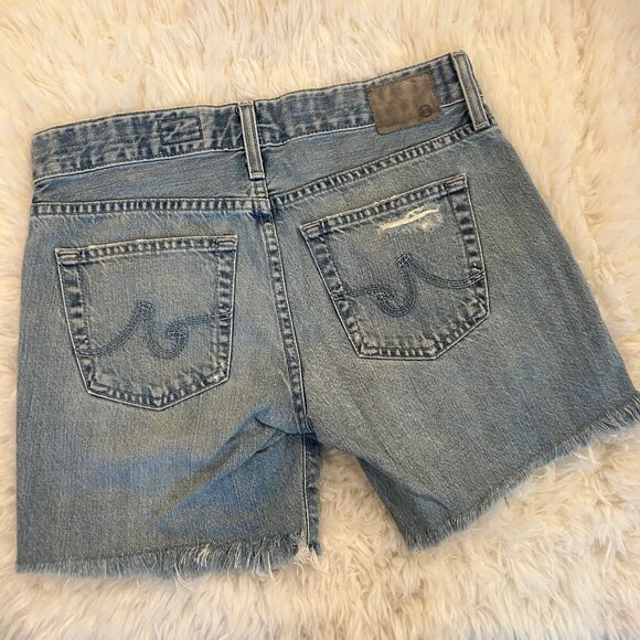 AG Adriano Goldschmied Women's Becke Relaxed Skinny Short Size 25 - Picture 2 of 10